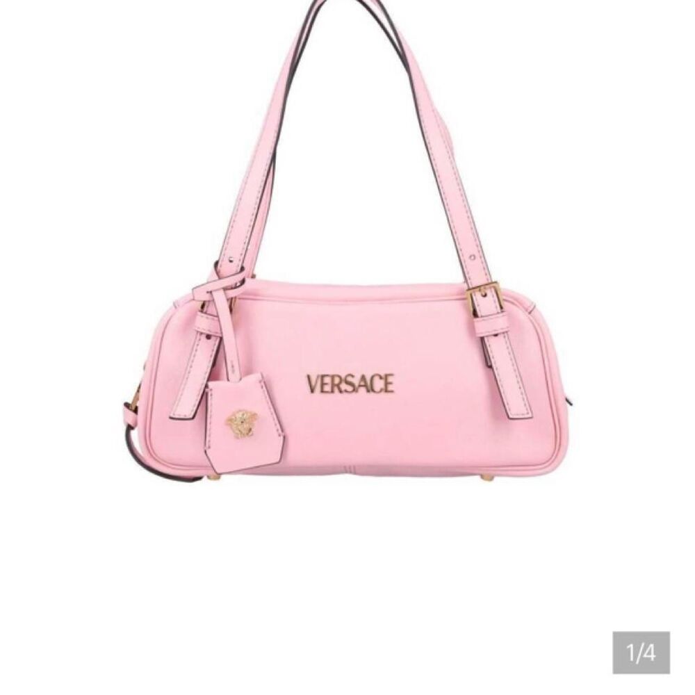 Pink Versace Tag Bowling Shoulder Bag - Brand NEW